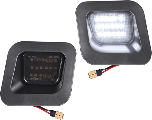 VZ4X4 Full LED License Plate Light Lamp Assembly Compatible with Dodge 2003-2018 Ram 1500 2500 3500 in Saudi Arabia