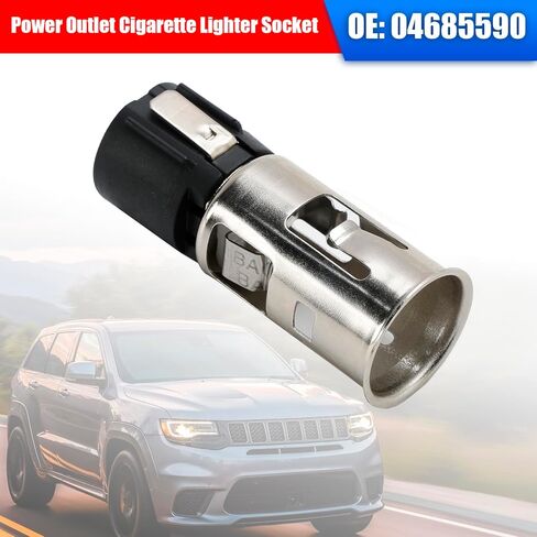 Topteng مخرج طاقة مقبس ولاعة السجائر 04685590 لـ DODGE MAGNUM 2005-2008، DART 2013-2016، 04680613AA 04685590AB in Kuwait