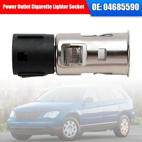 Topteng مخرج طاقة مقبس ولاعة السجائر 04685590 لـ DODGE MAGNUM 2005-2008، DART 2013-2016، 04680613AA 04685590AB in Kuwait