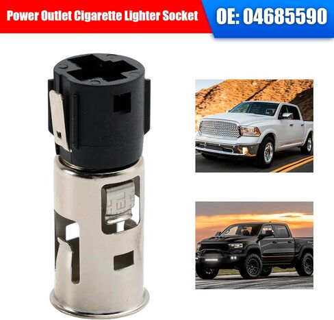 Topteng مخرج طاقة مقبس ولاعة السجائر 04685590 لـ DODGE MAGNUM 2005-2008، DART 2013-2016، 04680613AA 04685590AB in Kuwait