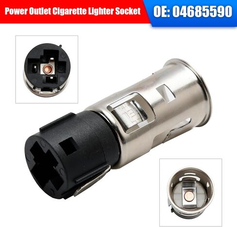 Topteng مخرج طاقة مقبس ولاعة السجائر 04685590 لـ DODGE MAGNUM 2005-2008، DART 2013-2016، 04680613AA 04685590AB in Kuwait