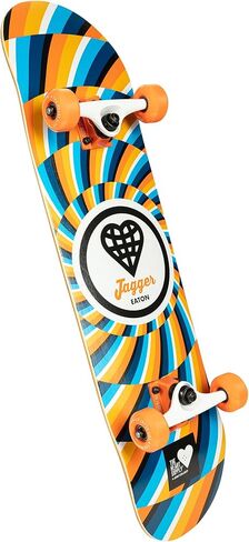 Complete Skateboard Team Burst 31.35" x 8.0" 7-Ply Maple Blend Construction Full concave, 54mm Wheels, Max Weight 220lbs in Saudi Arabia