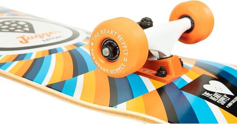 Complete Skateboard Team Burst 31.35" x 8.0" 7-Ply Maple Blend Construction Full concave, 54mm Wheels, Max Weight 220lbs in Saudi Arabia