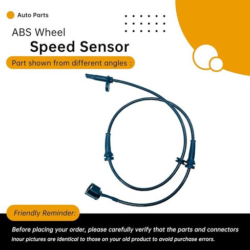 479101AA0A Front Left/Right ABS Wheel Speed Sensor Compatible with Nissan Murano 2009-2014 V6 3.5L – Replaces 47910-1AA0A, 47910-1AA0B in Saudi Arabia