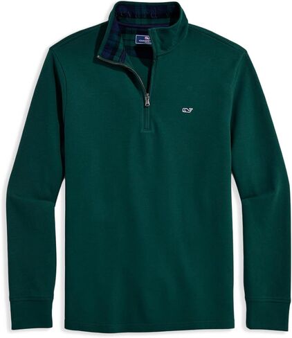 Vineyard Vines Mens Plaid Collar Saltwater Quarter-Zip in Saudi Arabia