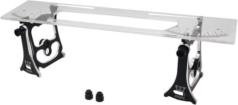 Aluminum RC CarSetup Station, 1/10 1/12 Pan Car Alignment Rack Tool, Adjustable Camber Toe & Slip Angle Gauge, Professional RC Tuning Maintenance in Saudi Arabia
