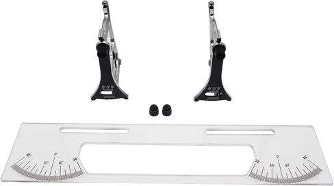 Aluminum RC CarSetup Station, 1/10 1/12 Pan Car Alignment Rack Tool, Adjustable Camber Toe & Slip Angle Gauge, Professional RC Tuning Maintenance in Saudi Arabia