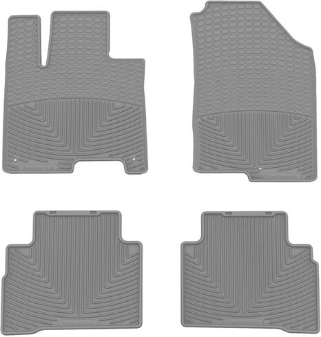 سجادات أرضية WeatherTech مناسبة لجميع الأحوال الجوية لسيارة كيا سبورتاج الصف الأول والثاني (W626-W642)، أسود in Kuwait