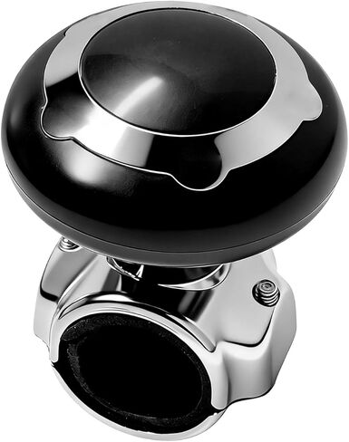 Steering Wheel Knob Spinner, Auto Steering Wheel Suicide Knob for Effortless Spinning, Ergonomic Wheels Power Handle Spinner for Sedans Trucks Tractors Boats, Car Accessories (With Hole) in Saudi Arabia