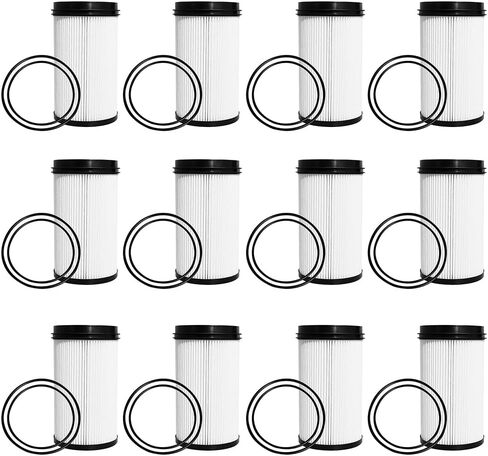 R61709 (H&V) Fuel Filter Water Separator Replacement for Freightliner Detroit Diesel DD13 DD15 DD16 Diesel Engine Used in DDE PF46235, DDER61709, 03-40538-009 FS20176(SET OF 12) in Kuwait