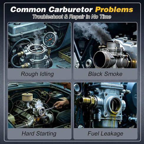 SecosAutoparts Carburator Carb متوافق مع جرار العشب Craftsman T210 مع محرك Kohler 18HP 540cc in Kuwait