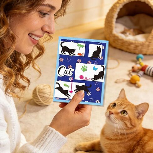 EVERJOYCRAFT 4 Pack 35 Styles Cute Cat Metal Cutting Dies Cuts for Card Making Carbon Steel Die Cuts Stencils for DIY Scrapbooking Photo Album Decoration Embossing Paper Cards Crafting Supplies in Saudi Arabia
