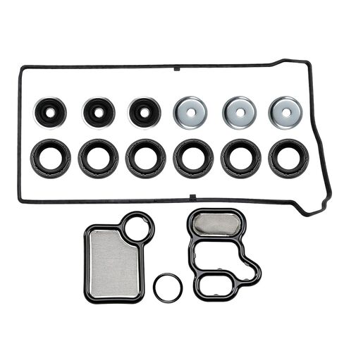 FUSCH Valve Cover Gasket Set - Engine Gasket Kit Compatible with Honda Accord Civic CR-V Element & Acura CSX RDX RSX TSX, Reliable Seal, Prevents Oil Leaks, Replace VS50614R in Kuwait