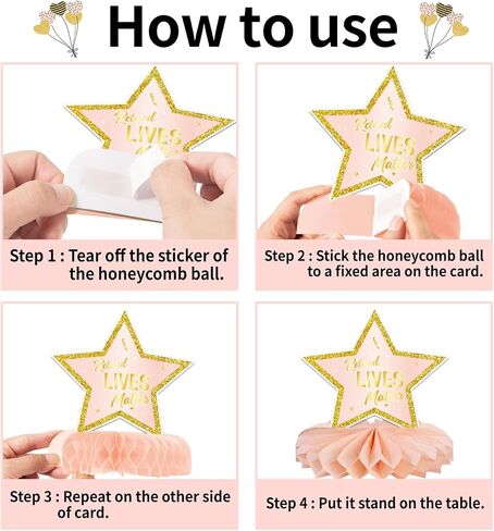 Retirement Party Table Decorations– 10 PCS Happy Retirement Honeycomb Centerpieces for Table Toppers, The Legend Has Retired Party Supplies for Farewell Retirement Party Decor(Pink Gold) in Saudi Arabia