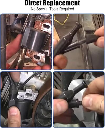 Ignition Coil with Spark Plug Replace D97518 Compatible with RYOBI RY905500 RY906500S 420CC 5500 6500 8125 Watt Gas Generator in Kuwait