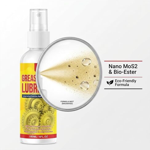 Anti-Rust Lubricant & Rust Remover Spray – 2026 Advanced Formula for Metal Components, Efficient Grease & Corrosion Protection, 180ML/6FL.OZ in Saudi Arabia
