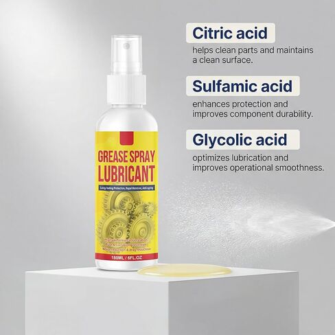 Anti-Rust Lubricant & Rust Remover Spray – 2026 Advanced Formula for Metal Components, Efficient Grease & Corrosion Protection, 180ML/6FL.OZ in Saudi Arabia