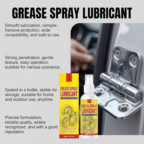 Anti-Rust Lubricant & Rust Remover Spray – 2026 Advanced Formula for Metal Components, Efficient Grease & Corrosion Protection, 180ML/6FL.OZ in Saudi Arabia