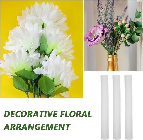 HEALSOPTHY Foam Rods for Flower Arrangements 15.55 Inch Lightweight Floral Foam Sticks for DIY Craft and Florist Supplies Easy Install and Remove for Home and Shop Projects in Saudi Arabia
