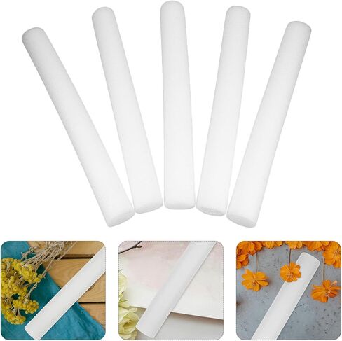 HEALSOPTHY Foam Rods for Flower Arrangements 15.55 Inch Lightweight Floral Foam Sticks for DIY Craft and Florist Supplies Easy Install and Remove for Home and Shop Projects in Saudi Arabia