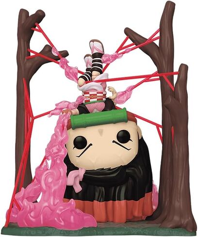 Epic Collectibles Pop Anime: Demonslayer - Nezuko Kamado in Web (يتوهج في الظلام) شخصية فينيل حصرية فاخرة مقاس 6 بوصات متضمنة مع واقي صندوق متوافق مع Funko in Kuwait