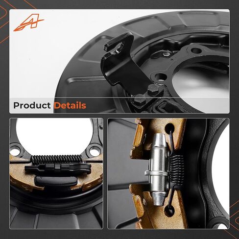 Parking Brake Adapter Assembly Compatible with Hyundai Santa Fe 2007-2009 2.7L 3.3L Parking Brake Plate Replace# 58250-2B000 in Saudi Arabia