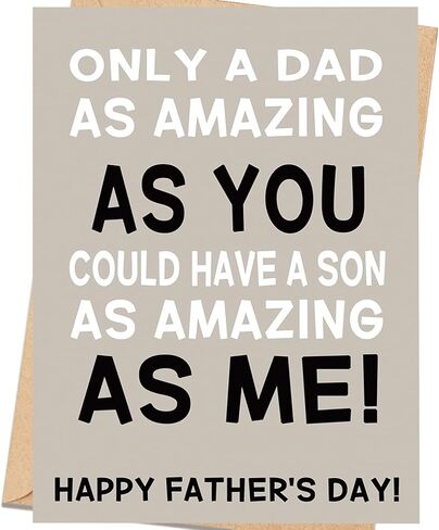Father’s Day Card for Dad from Daughter or Son, Emotional Fathers Day Card, Happy Fathers Day Gift in Kuwait