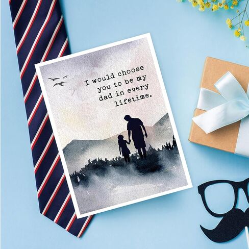 Father’s Day Card for Dad from Daughter or Son, Emotional Fathers Day Card, Happy Fathers Day Gift in Kuwait