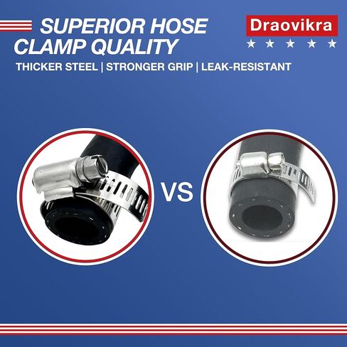 U Shape Heater Bypass Hose for LS and LT Engines, 551699 Rubber Coolant Hose with 2 Clamps, 5/8 and 3/4 Inch Engine Hose Kit in Saudi Arabia