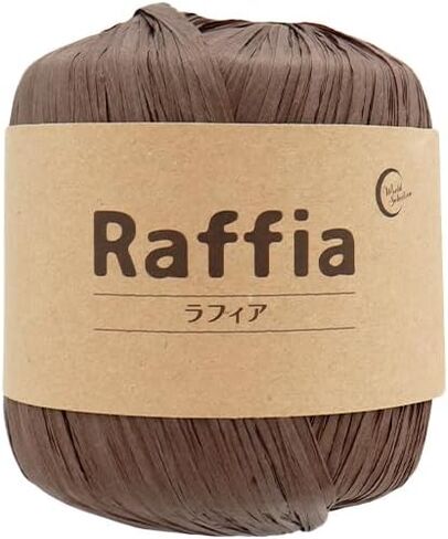 ユザワヤ Yuzawaya Raffia Tape Yarn, 100% Rayon, 1 Skein (40g), 52 Yards (48m), Color 116-25 - World Festa in Saudi Arabia