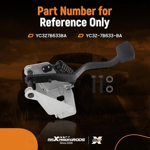 مجموعة دواسة القابض maxpeedingrods متوافقة مع Ford Super Duty F250 F350 F450 1999 2000 2001 2002 2003، استبدل YC3Z7B633BA in Kuwait