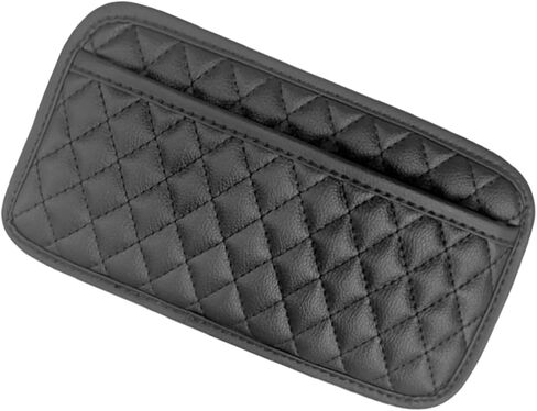 Leather Car Storage Pocket Car Storage Bag for Keys Cards Small Stuff Seats Back Door Center Console Organizers in Saudi Arabia
