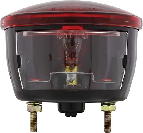 United Pacific 31126 Universal Stud-Mount Stop/Turn/مصباح خلفي مع إضاءة الترخيص in Kuwait