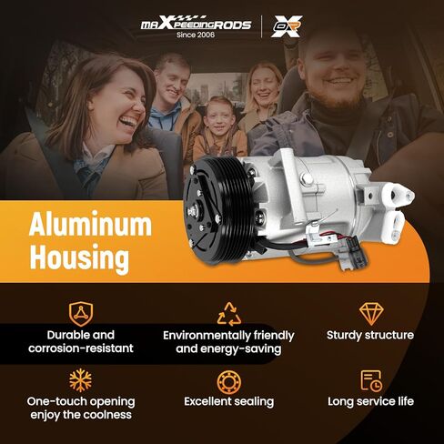 ضواغط مكيف الهواء maxpeedingrods مع قوابض لنيسان تسورو 2014-2015 سينترا 2013-2019 يستبدل 92600-3SH0A in Kuwait