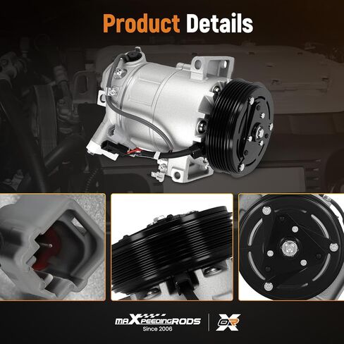 ضواغط مكيف الهواء maxpeedingrods مع قوابض لنيسان تسورو 2014-2015 سينترا 2013-2019 يستبدل 92600-3SH0A in Kuwait