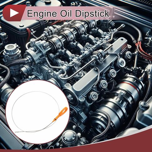 1 قطعة مقياس زيت المحرك لتويوتا FJ كروزر 6 Cyl 4.0L 2007-2010 مستوى الزيت تراجع عصا مؤشر ثقب مزدوج رقم 1530131060 معدن بلاستيكي برتقالي in Kuwait