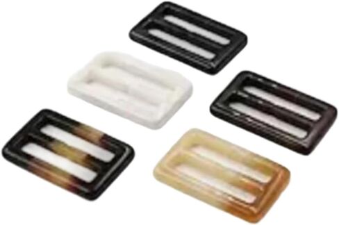 5Pcs 2-Inch Resin Rectangle Buckle Set, Waist Clips for Silk Scarves, Neckerchiefs, Clothing (Random Colors) in Saudi Arabia