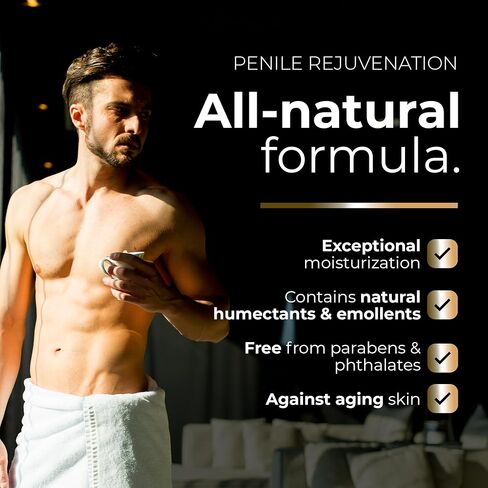 Mr. Men Moisturizing Penile Cream - All Natural Penile Health Creme - Alleviate Chafing & Irritation - Male Moisturizing Gel to Restore Comfort & Confidence - 4 oz in Kuwait