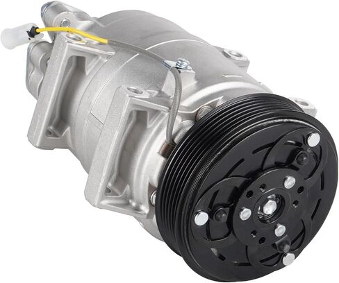 Air Conditioner AC Compressor with Clutch for Volvo S60 2001-2009 2.0L 2.3L 2.4L, for V70 2001-2007 2.3 2.4, for S80 2002-2006 2.8L 2.9L, for XC70 XC90 2003 2004 2005 2006 2.5 2.9 2.5L 2.9L in Kuwait