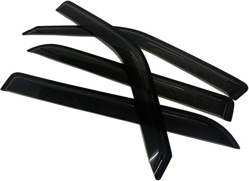 Smoke Tinted Window Sun Rain Visors Vent Guard Deflector Shade Compatible with Ford Expedition 1997-2007 in Saudi Arabia