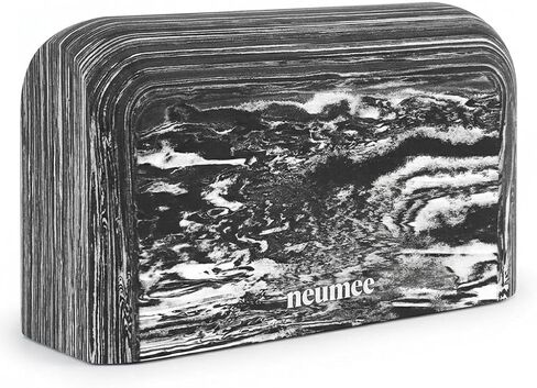 Yoga Block, 1 piece Lightweight, Arc Shape for Stable Grip, Ink Painting Design, Portable and Durable Yoga Brick for Enhanced Comfort and Support in Saudi Arabia
