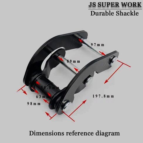 Suspension Spring Rear Comfort Shackles for Land Cruiser 76,78 & Most 79 Series 4x4,Rear Leaf G-Shackles in Saudi Arabia