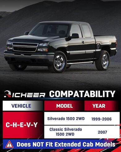 Richeer 3" Front Leveling Lift Kit for 1999-2006 Silverado 1500 Sierra 1500 (2WD Only), Leveling Lift Kit Forged Front Strut Spacers Raise your Car by 3" in Saudi Arabia