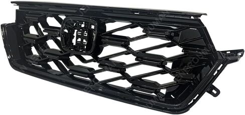Upgrade Front Grille Glossy Black Compatible With 2023 2024 2025 2026 Honda CR-V CRV Sport Touring Replacement For 712013A0A11 in Saudi Arabia