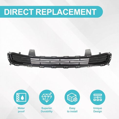 شبكة أمامية سفلية متوافقة مع 2016 2017 2018 Kia Optima EX LX Matte Black Grill PP 86560D5010 KI1036139 in Kuwait