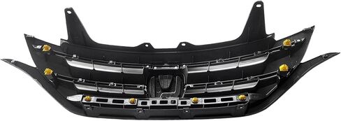 Front Bumper Grille Matte Black With Chrome Grill For 2012 2013 2014 Honda CRV CR-V Sport in Kuwait