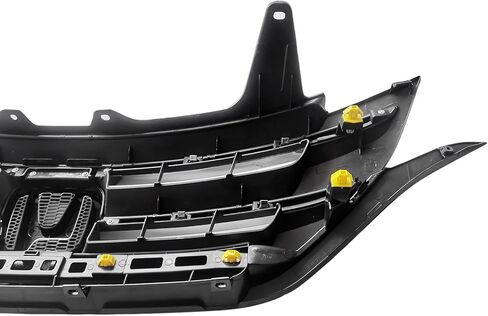 Front Bumper Grille Matte Black With Chrome Grill For 2012 2013 2014 Honda CRV CR-V Sport in Kuwait