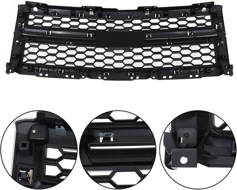 Front Grille Bumper Chrome Honeycomb Grill Replacement for 2014 2015 Silverado 1500 in Kuwait
