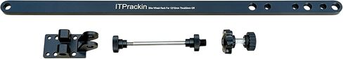 Front Wheel Holder for Bike Transport – Secure 12mm/15mm Thru-Axle & 5mm QR Hubs, Adjustable for 20" to 29" Wheels (Up to 2.5" Wide Tires) in Saudi Arabia