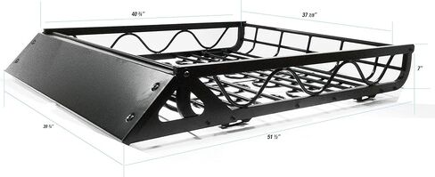 ALCC-11W Aluminum Roof Rack Cargo Carrier – Lightweight, Durable, Universal Fit for SUVs & Trucks, 150 lb. Capacity in Saudi Arabia